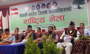 कांग्रेस जिल्ला सभापति भेला एक दिन लम्बियो, घोषणापत्र भोलि