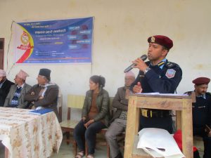 समुदाय प्रहरी साझेदारी कार्यक्रम स्वच्छ सडक अभियान बिषय अन्तर्किया कार्यक्रम सम्पन्न