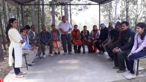 आन्तरीक तथा बाह्य पर्यटक तथा यात्रु हरुलाई मध्यनजर र्गर्दै कुश्माका अग्ला पुल परिसरमा ‘चौतारी’ बनाउँदै लायन्स क्लव अफ चौतारी