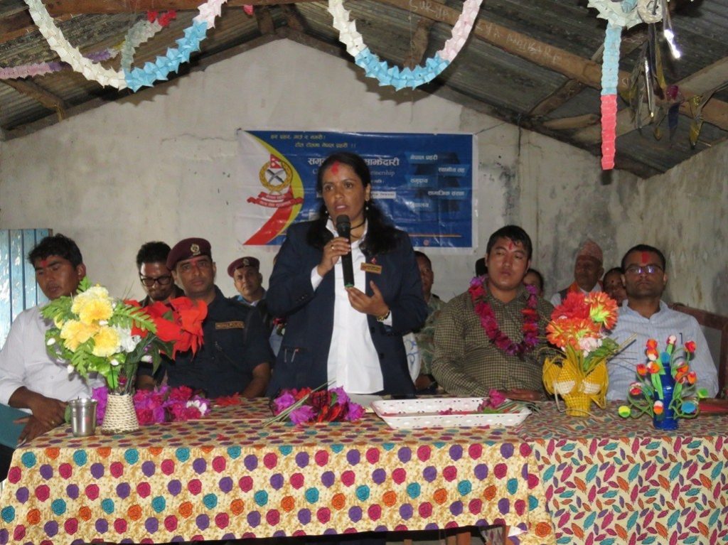 समाजमा शान्ति सुरक्षा कायम गर्नका लागि नागरिक र प्रहरीबीच आवश्यक सहकार्य हुनुपर्ने ,