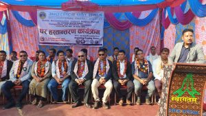 दशैको मुखैमा दुख्खमा मलम लगाउदै अन्तराष्ट्रिय पर्वत समाज, पर्वतमा पहिरो पिडितको लागि नयाँ आवस हस्तान्तरण ,धौलागिरि मिडिया पर्वत
