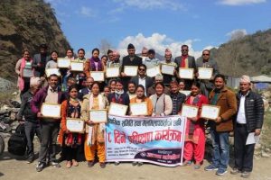 जलजलामा मेलमिलापसम्बन्धी तालिम सम्पन्न