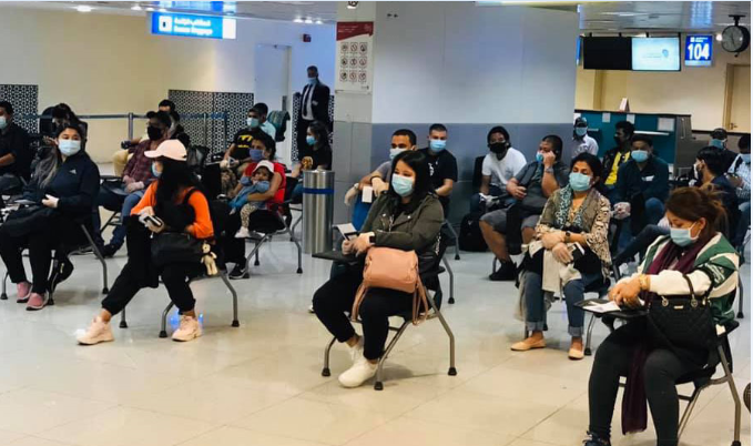 युएईबाट १५१ जना स्वदेश फर्किए, कोरोना देखिएपछि ३ जनाको उडान रोकियो