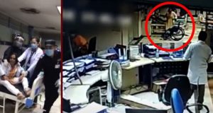 ट्रमा सेन्टरमा नर्स जिता बरालकाे हङ्गामा, डाक्टर र नर्सलाई थुकिन् (भिडियो)