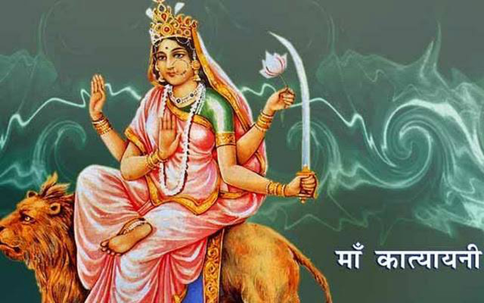 आज नवरात्रिको छैटौं दिन, शक्ति-स्वरूपा कात्यायनी देवीको पूजा-आराधना गरिदै