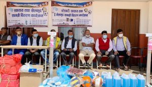 लायन्स क्लब अफ पोखरा तालबाराही, डल्फिन र पेन्गुईनद्धारा गोरखाका विद्यालयलाई सहयोग प्रदान