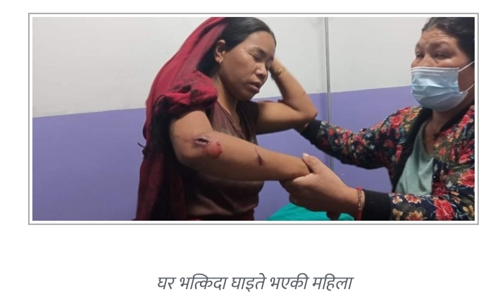 लमजुङमा गएको भूकम्पबाट २ घर भत्किदा २ जना घाइते
