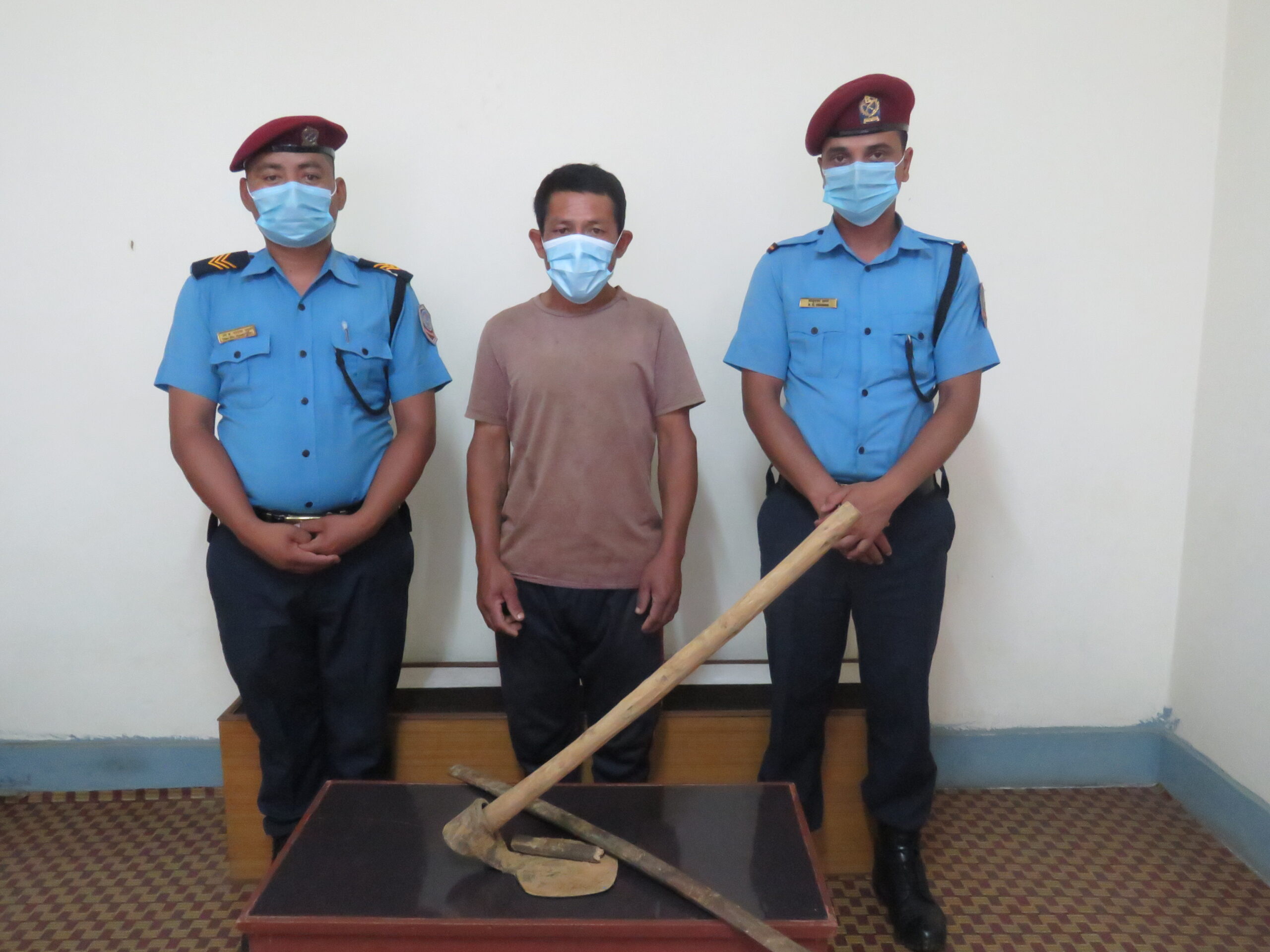 कोदालोले हानेर श्रीमतीको हत्या गर्ने बाच्छाका लालबहादुर पक्राउ