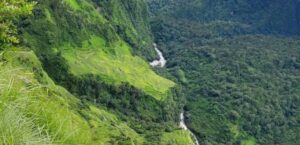 म्याग्दीमा पहिरोले थुनिएको गुर्जाखोला ‘ओभरफ्लो’ भएर बग्न थाल्यो