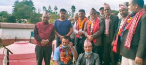 गण्डकी प्रदेशका मन्त्री आचार्यद्धारा ठूलीपोखरी खानेपानी आयोजनाको अनुगमन