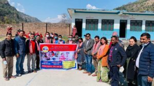 पवर्त काे जलजलामा निशुल्क स्वास्थ शिबिर सम्पन्न ।