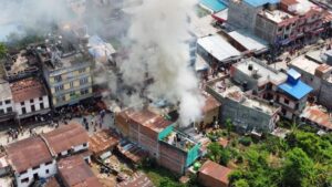 पर्वतको सदरमुकाम कुश्माको एक घरमा आगलागी