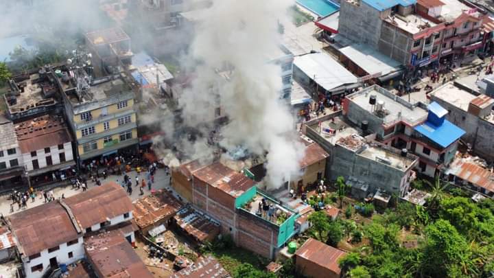 पर्वतको सदरमुकाम कुश्माको एक घरमा आगलागी
