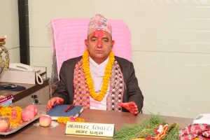 कुनै सुविधा नलिने नगर प्रमुखको घोषणा