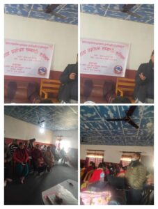 कुस्मा नगरपालिका वडा नंम्बर  ७ खहरेहामा ४ दिने खाध्य प्रशाेधन तालिम सुरू।