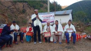 दाहोरी गित प्रतिष्ठान पर्वतले गर्यो जनप्रतिनिधिलाई सम्मान