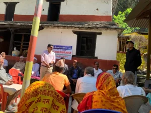 नेपाल प्रेस युनियनको स्थापना दिवसमा मोदीवेणी दिव्य धाममा फलफुल वितरण