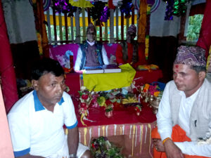 मल्लाजको गुफामा संचालित शिवपुराण महायज्ञको नवौं दिनसम्म १६ लाख ७७  हजार रुपैयाँ संकलन