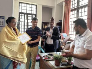 पर्वतमा सामुदायिक स्वास्थ्य स्वंमसेविकाहरूलाई सम्मान साथ विदाई