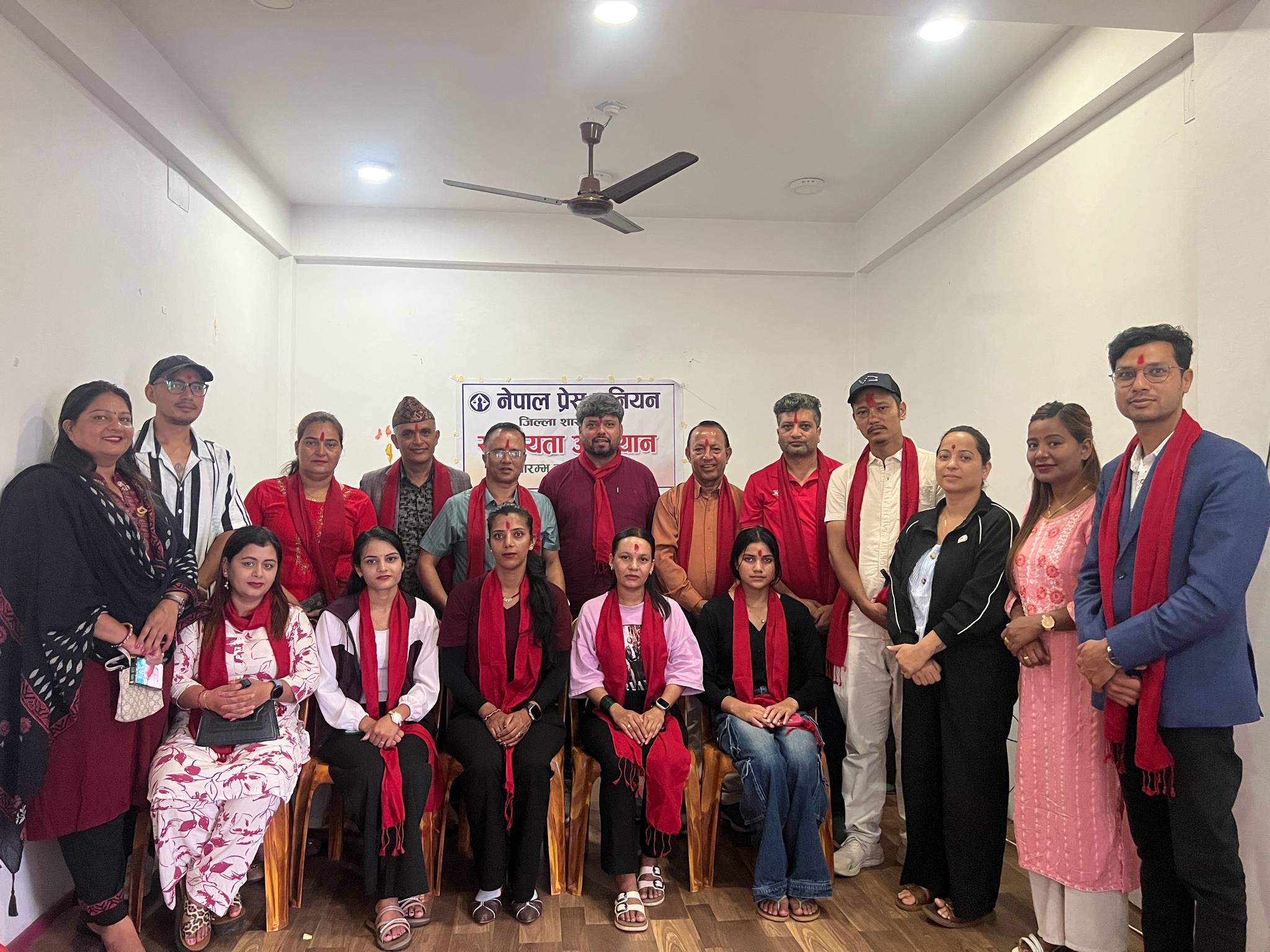 प्रेस युनियन पर्वतको  सय दिने सदस्यता अभियान सुरु