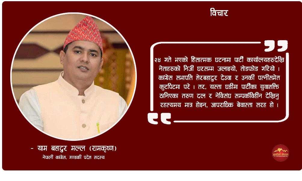 तरुण दल र नेविसंघलाई प्रश्न : सिंहदरबार जल्दा र नेतामाथि आक्रमण हुँदा कहाँ थियौँ