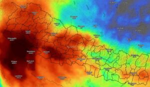 तीन दिन भारी वर्षाको सम्भावना, सतर्क रहन मौसम विभागको आग्रह